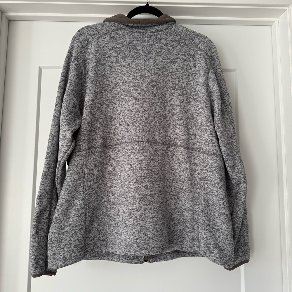 Columbia Women’s Sweater Weather Fleece Heathered Gray Jacket XXL - Picture 2 of 14